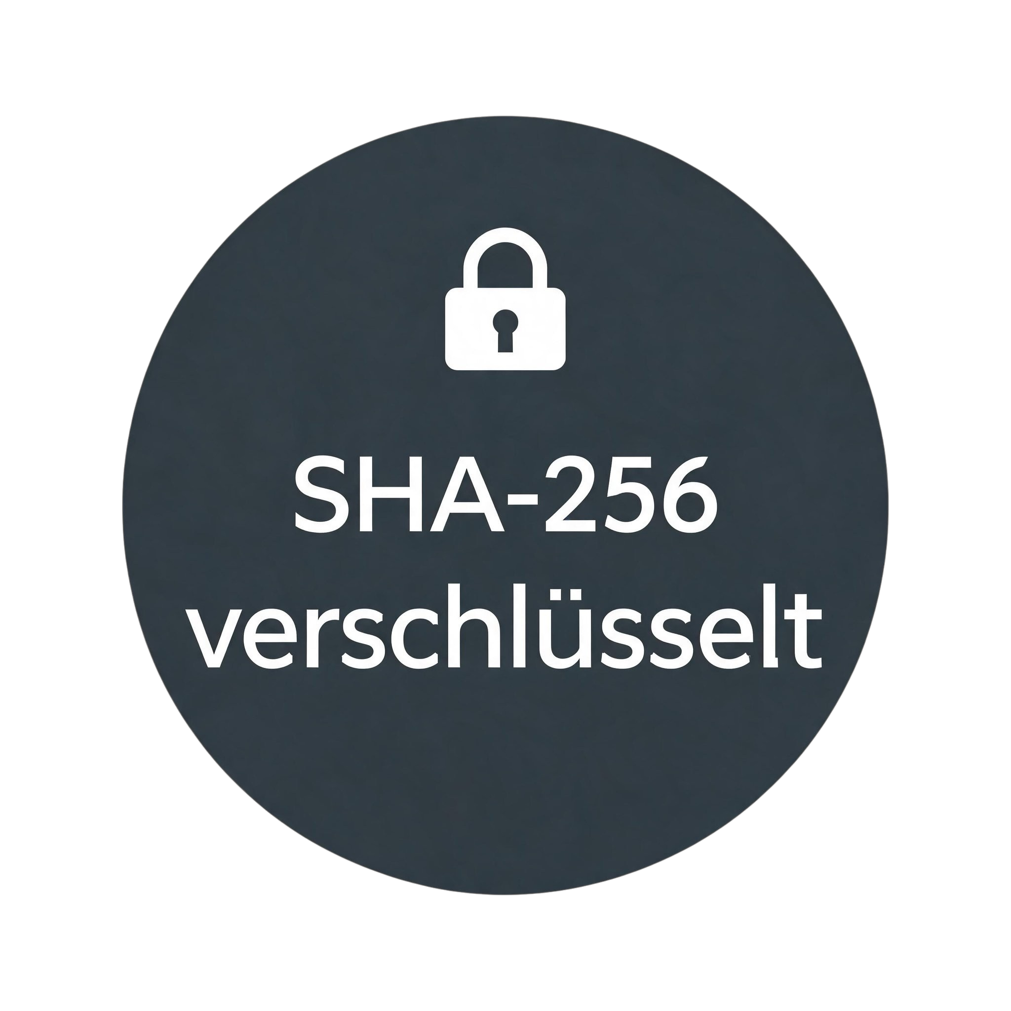 SHA-256 verschlüsselt
